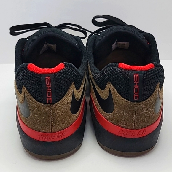 Nike | SB Ishod Wair brown/black suede low top sneakers | MENS 10.5 - Picture 3 of 8